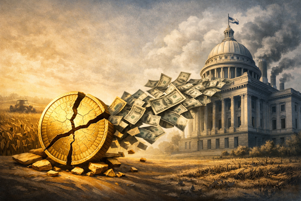 collapse of the gold standard and expansion of state economic power