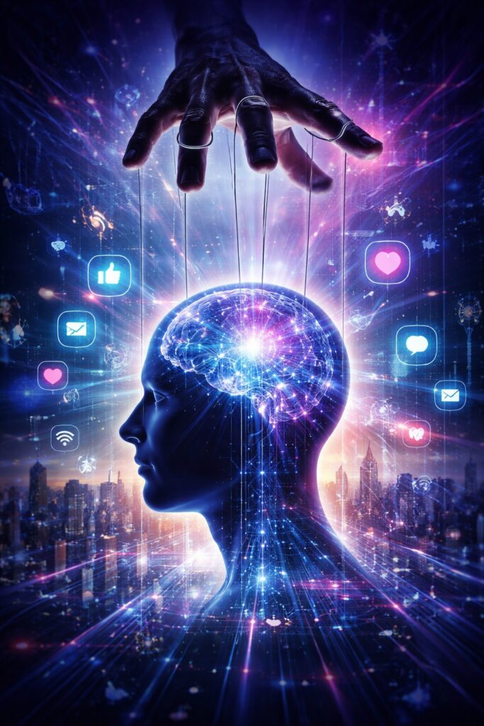Digital manipulation of human mind through algorithms and social media