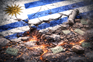 Uruguay economic decline symbolized by public debt and state pressure on the economy
