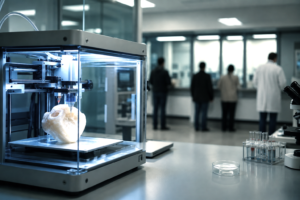 3D medical printer in a modern biotechnology lab