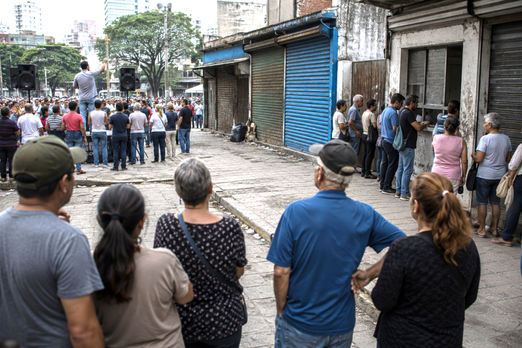 Citizens facing the consequences of political decisions in a democratic society