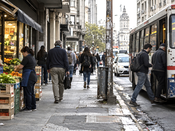 Urban workers and small businesses amid signs of growing economic and institutional pressure.